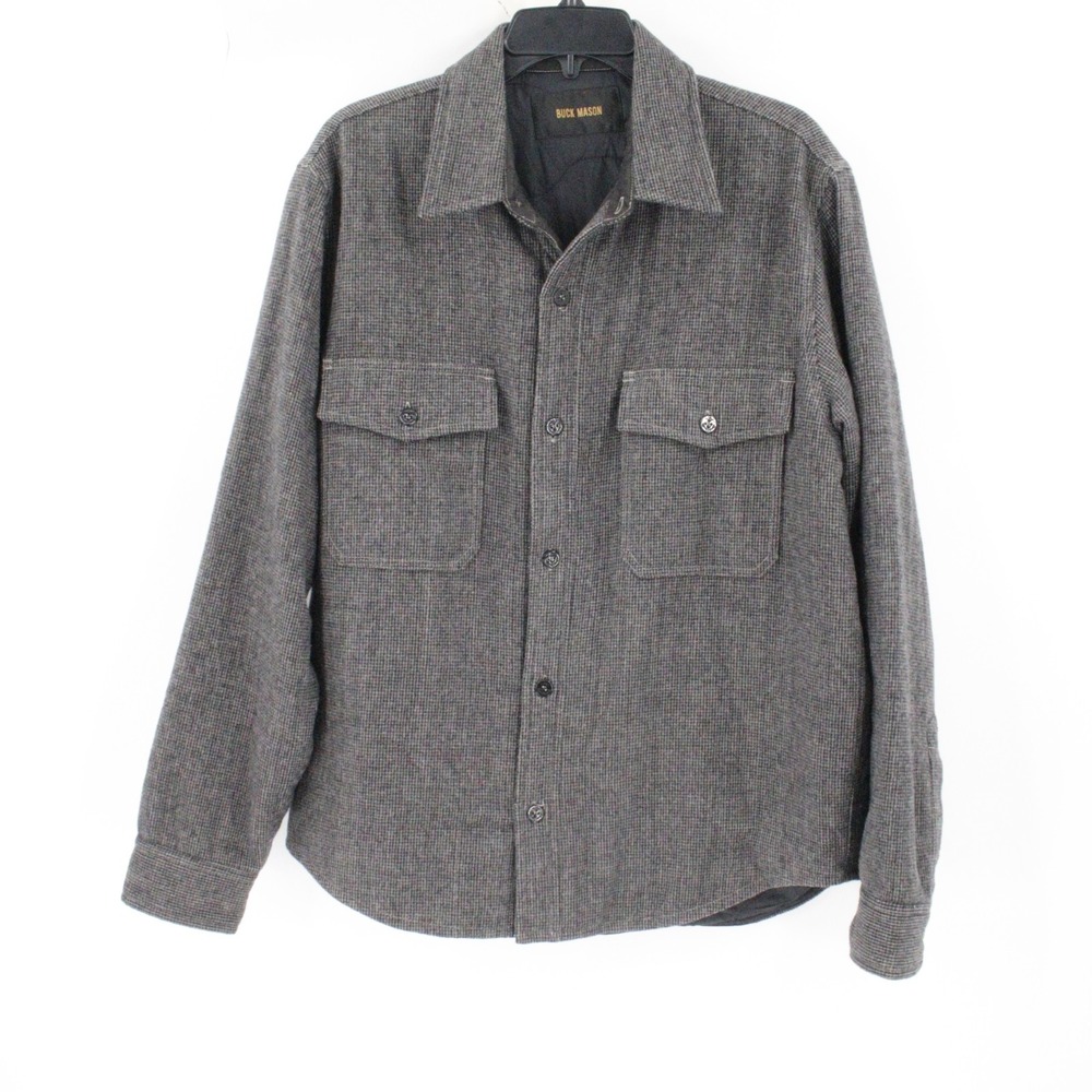 Buck Mason Gray Shirt Jacket